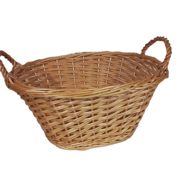 Unbranded Other - Farmhouse‎ Small Decorative Medium Size Basket With Handles